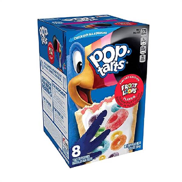 Pop Tarts Froot Loops 8 Toaster Pastries Imported